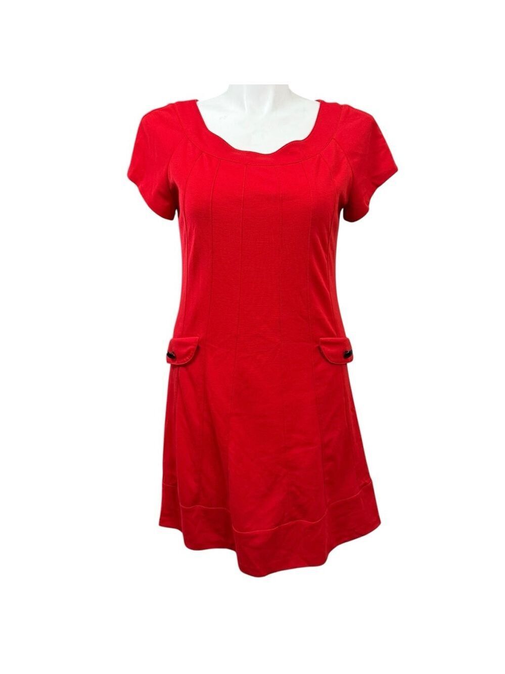 Vintage Sheri Martin Red Dress Size 12